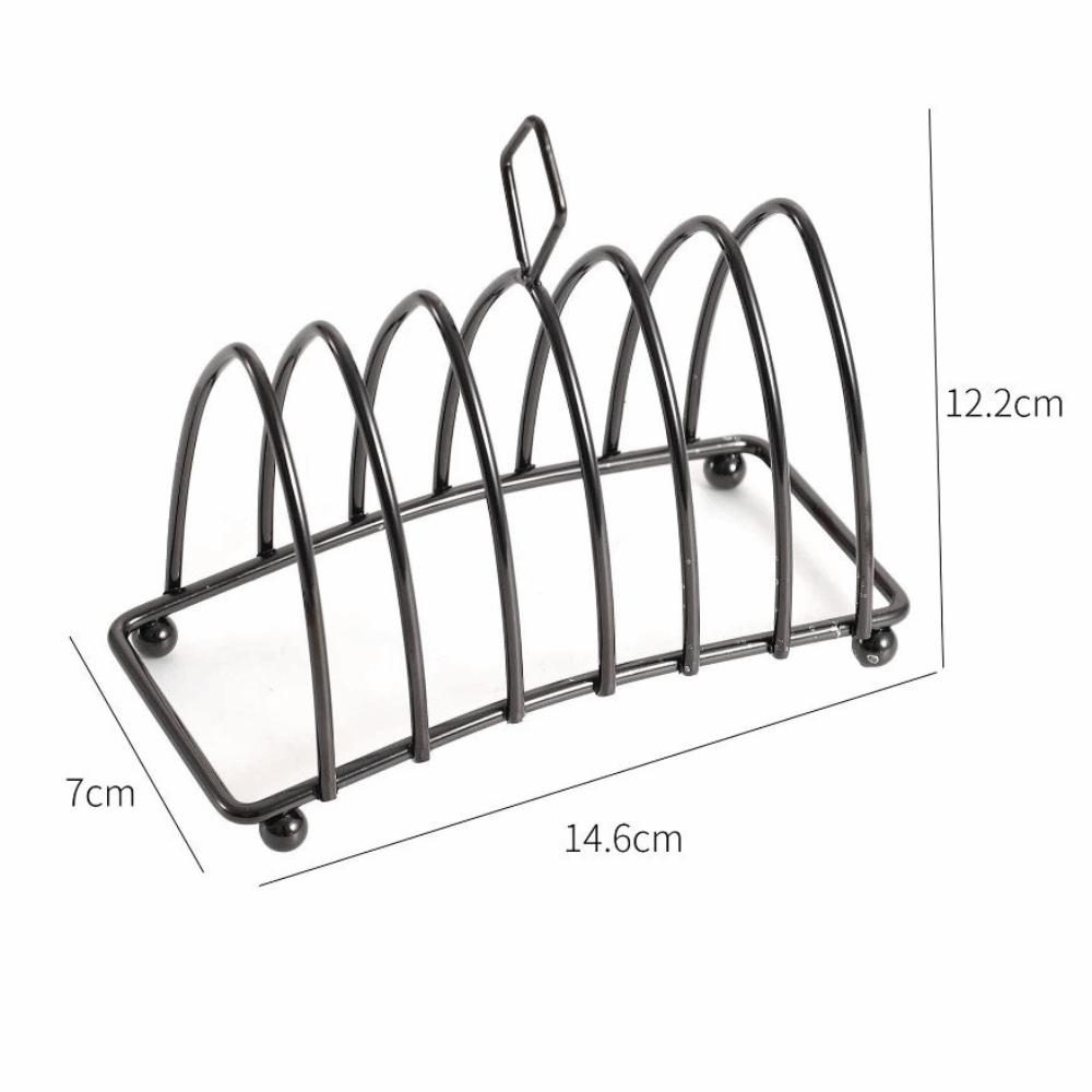 6-Slices Display Bread Holder Multi-functional Bread Cooling Rack Toast Bread Rack Home Kitchen