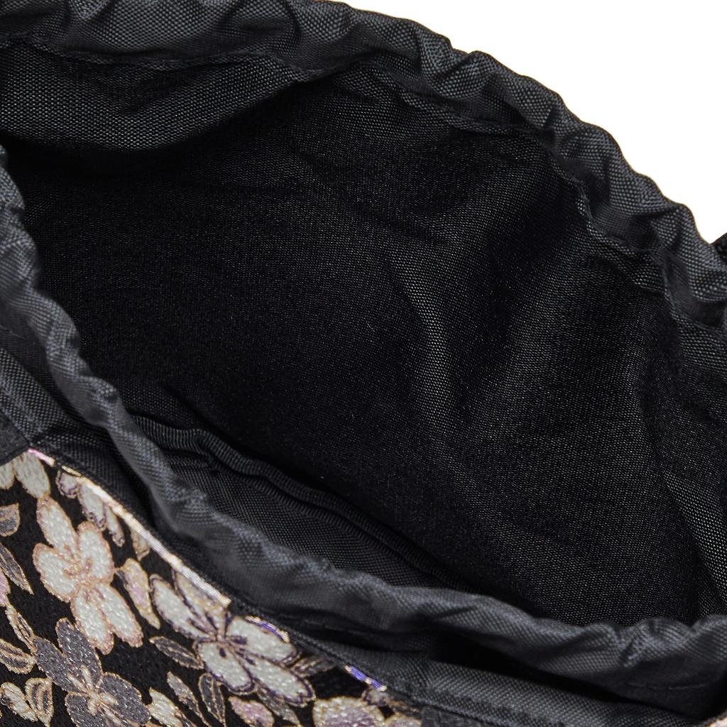 WAKOMONO Komon Kobo Drawstring Cherry Blossom Navy Blue [WAKOMONO KOMONKOBO] (0420) Bag, Design,