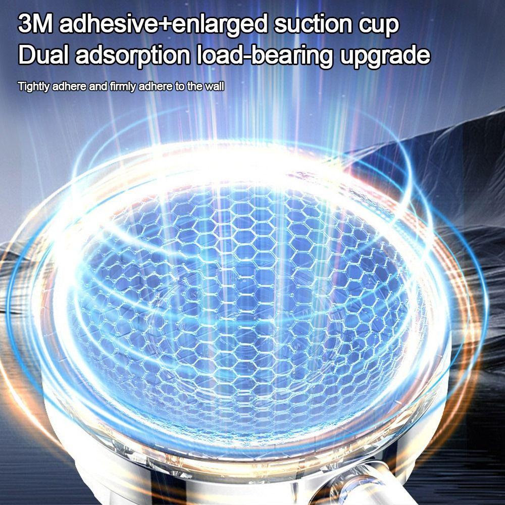 Wandmontierte Duschkopfhalterung Einstellbare Handbrausehalterung Badezimmerzubehör