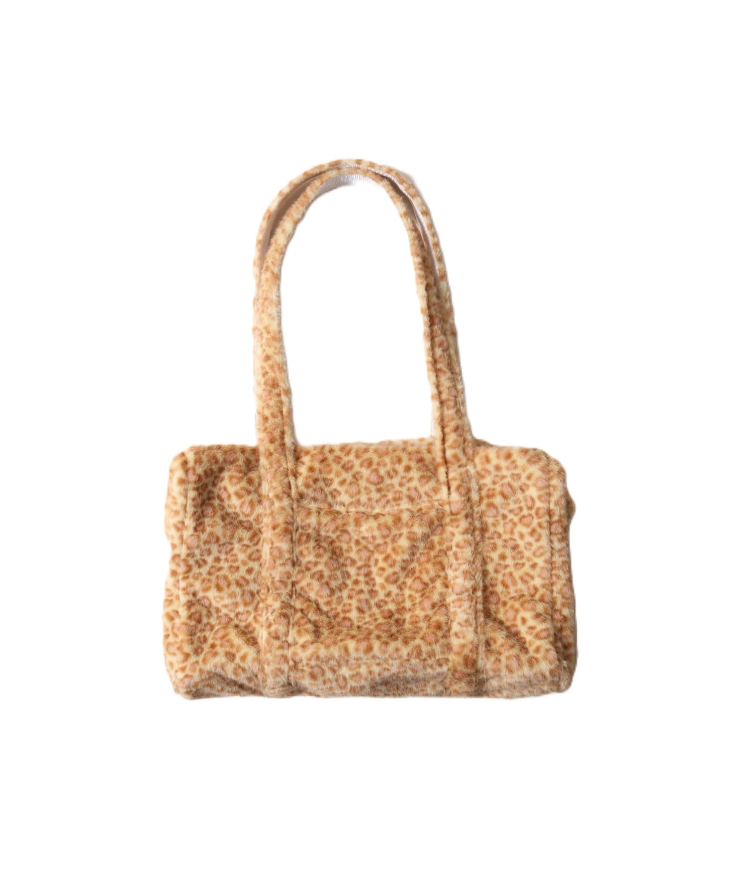 WEGO WC Fluffy Leopard Print Bag, Women s, Brown