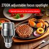 Verstellbare LED-Spotlight-Glühbirne für E27-Sockel - Ideal für Esstische, Grill und Hot-Pot-Restaurants.