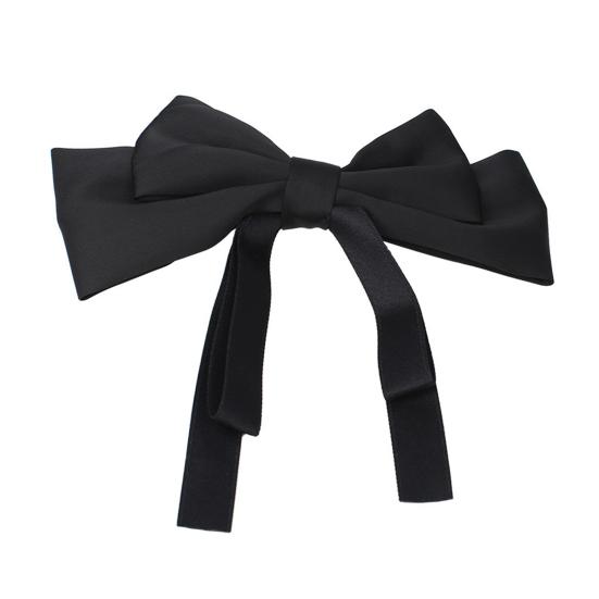 Hairpin Smooth Satin Hand-Sewn Three-Dimensional Ribbon Large Bow Hair Clip Hair Styling Tool Hair Accessories