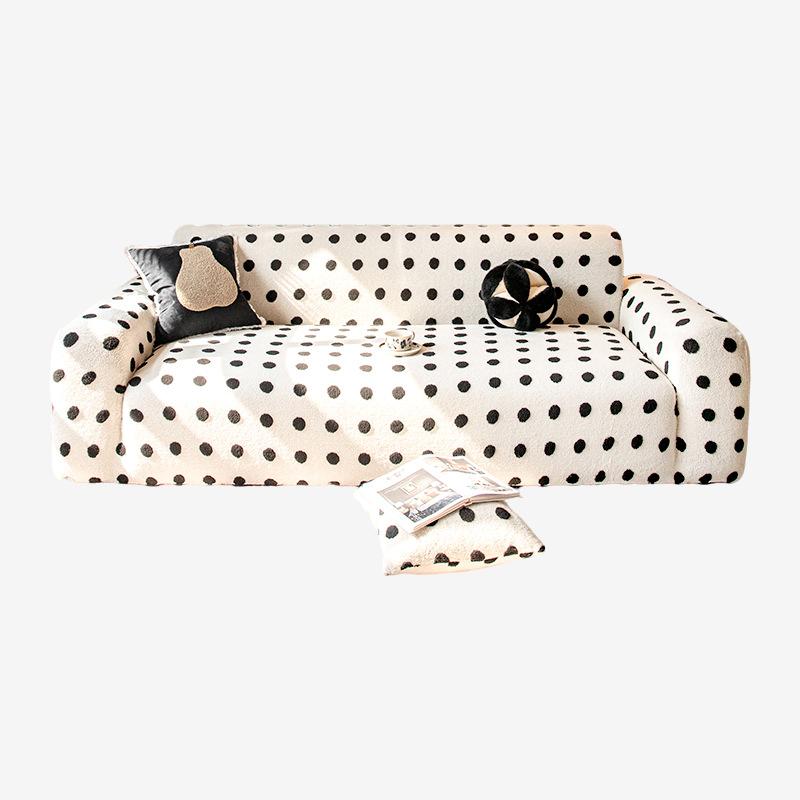 Shu Velvet Autumn and Winter Sofa Cover Retro Style Sofa Cover All Inclusive Universal Cover New Dust Proof Protective Cover