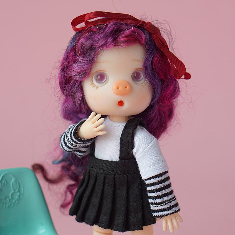 ob11 doll clothes 1 / 12bjd doll clothes obitsu11  casual wild long-sleeved t-shirt gcc piccodo doll accessories toy