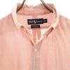 Ralph Lauren Check Pattern Long Sleeve Button Down Shirt M Orange Men's Used