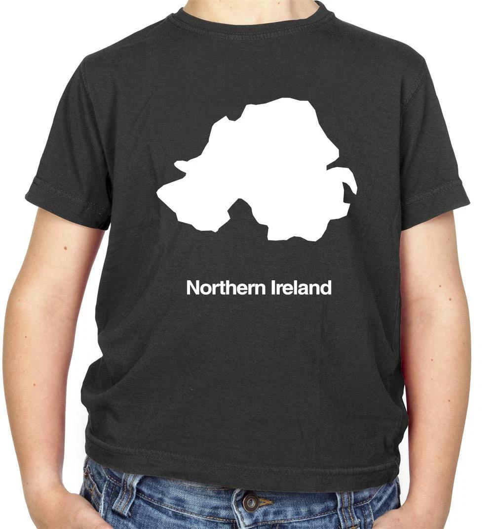Country Silhouettes Northern Ireland Kids T-Shirt - Belfast - UK - Irish - Gift 110