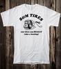 Retro Novelty Hot Rod Tee T Shirt S and M SandM Tires Tire Company