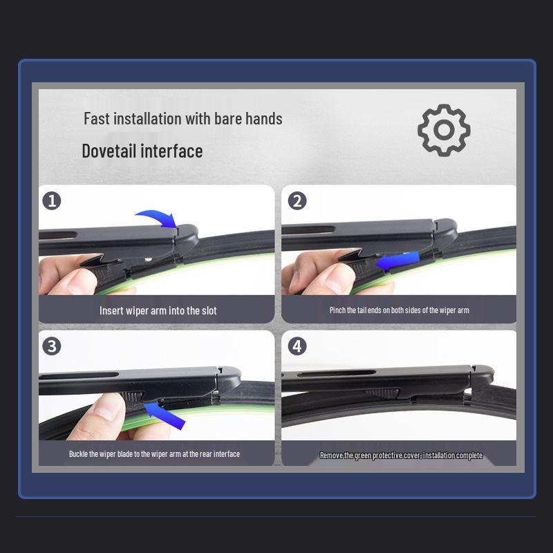 Frameless Silent Wiper for BMW 3 Series (2016-2019) - Car Accessory