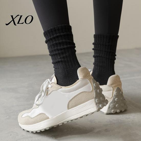 Solid Color Athletic Socks Crew Socks, Thickened Terry Lining Winter Warm Versatile Daily Use Soft Elastic Cotton Blend for Wear High Elasticity
