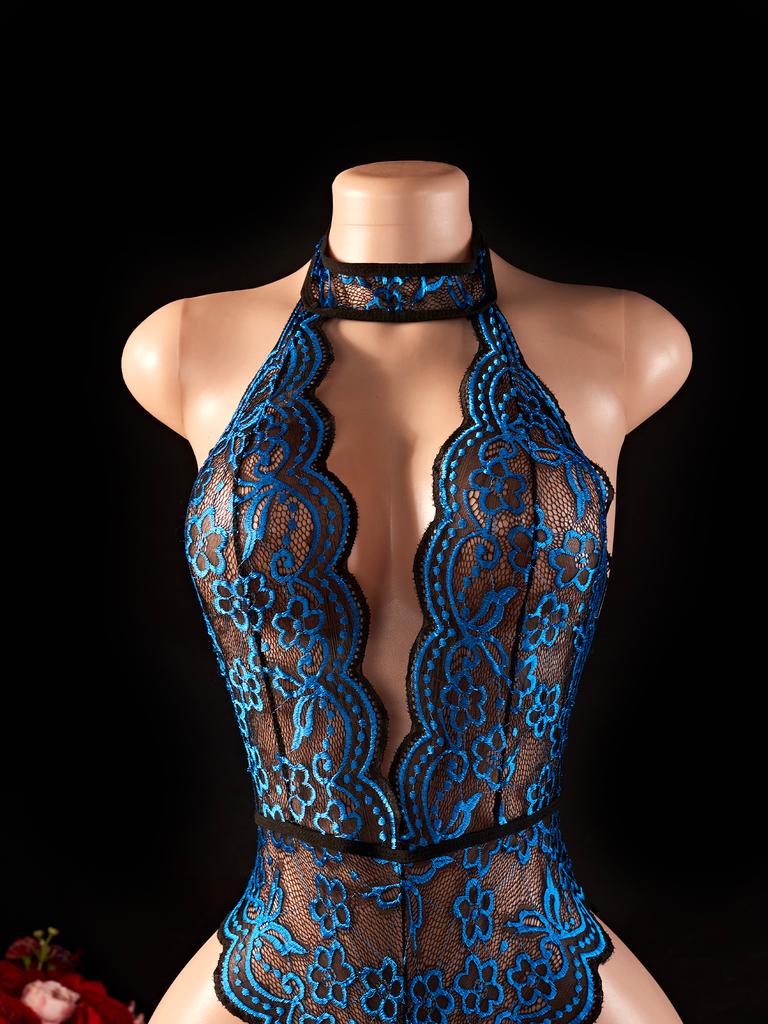 Exotic Costume Sleeveless Sexy Women Open Bra Crotchless Sex Underwear Porn Babydoll Dress  Lace Sexy Bodysuit Lingerie