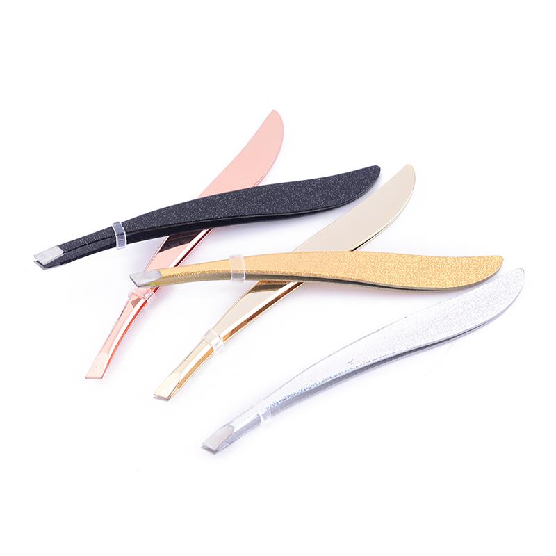 Professional Stainless Steel Tweezer Eyebrow Face Nose Hair Clip Remover Tool