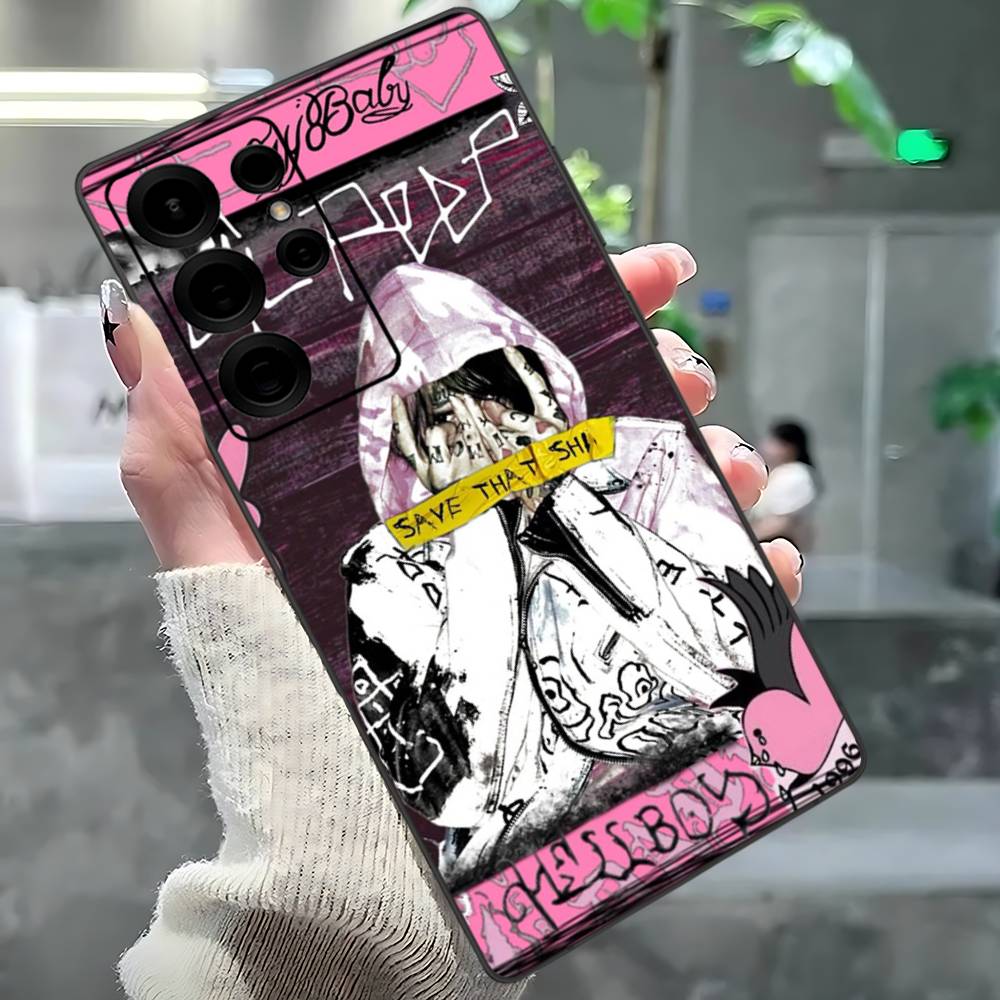 Classic Emo Rapper L-Lil P-Peep Phone Case For Samsung S 24 Fe 25 Ultra Plus 20 Lite 21 30 22 23 24 22 Ultra 5G Fundas