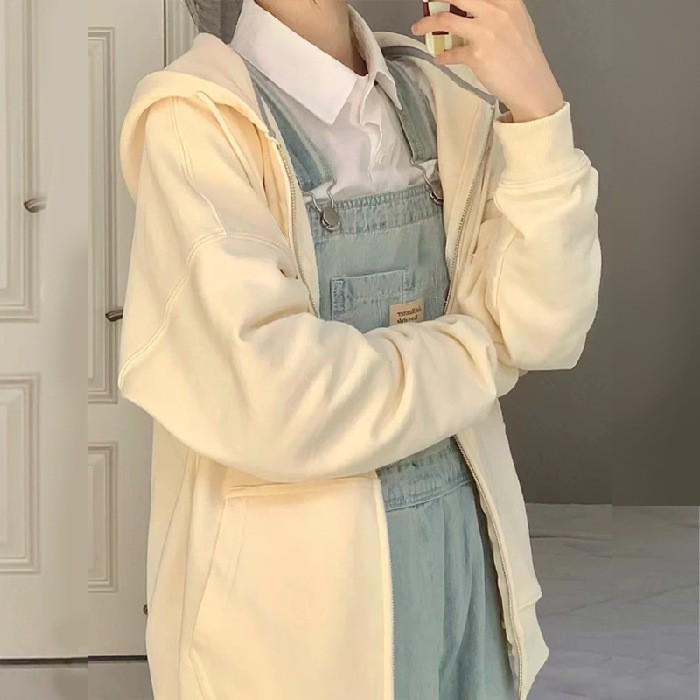 Women's Oversize Fish Scale Hooded Jacket – Trendy Spring/Autumn Loose Zip Cardigan Sweatshirt