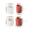 Accessoire Créatif et Robuste en Silicone pour Moules à Main, Croisillons Embossés, Porte-bougie pour Tente de Camping et Figurines en Plâtre