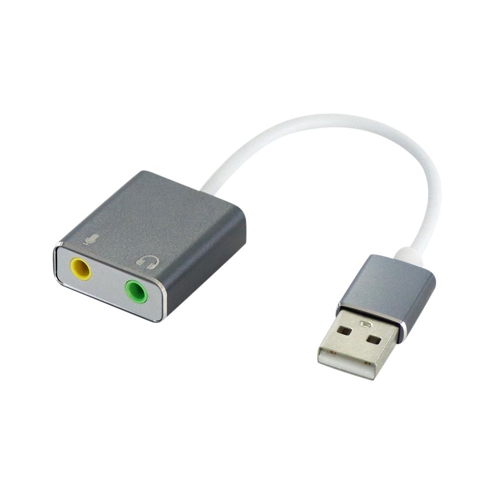 USB Type-C 7.1 External Sound Card Adapter Audio Card USB-C To Jack 3.5mm Earphone Micphone for Laptop Macbook Pro