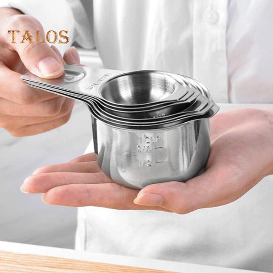 30/60/80/120/160/180/240ML Κουτάλι μέτρησης ακριβείς μετρήσεις από ανοξείδωτο ατσάλι Σετ μεζούρα για μαγείρεμα