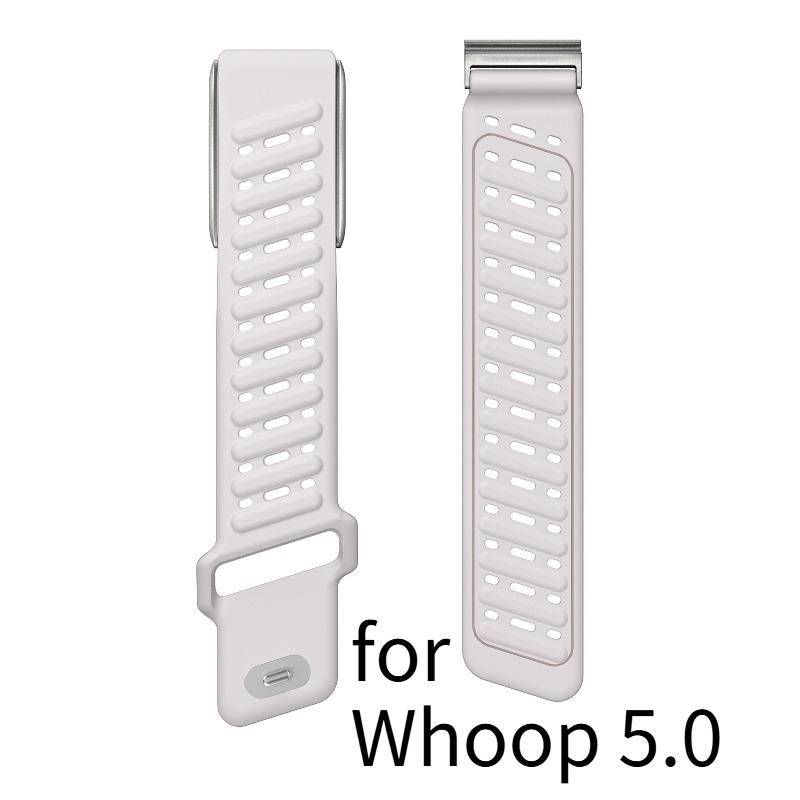 Compatible For Whoop 4.0/Whoop 5.0/Mg Sportflex Wrist Band Soft-Touch Silicone Waterproof And Sweatproof Replacement Band