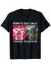 Născut pentru a procrastina, Forțat să poarte tricou cu meme pisici, Unisex, Casual, pentru toate anotimpurile