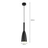 Lampa Wisząca Solin 1 E27 Czarny Light Prestige Lp-181/1P Bk