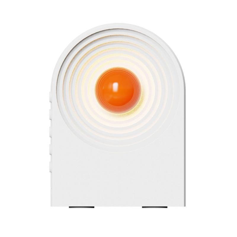 

3 in 1 White Noise Machine Bluetooth-compatible Speaker Night Light Wireless Stereo Pairing Long Battery Small for Home білий