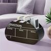 Movie Clapper Board Remote Control Holder Storage Multi-Functional Desktop Organizer with 5 Compartments