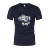 Fun Gym Unicorn Weightlifting Fitness Bodybuilding Printed Round Neck T-Shirt Summer Breathable Quick-Dryingcasual Short Sleeves