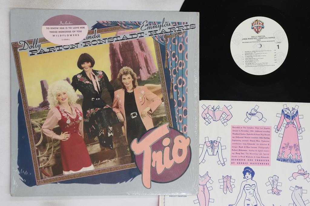 LP Record DOLLY PARTON - Trio 125491 WARNER BROS 1987 US Country/Folk Used
