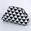New Crochet Design Knitted Clutch Bag Portable Casual Cosmetic Bag Colorblock Handbag Women