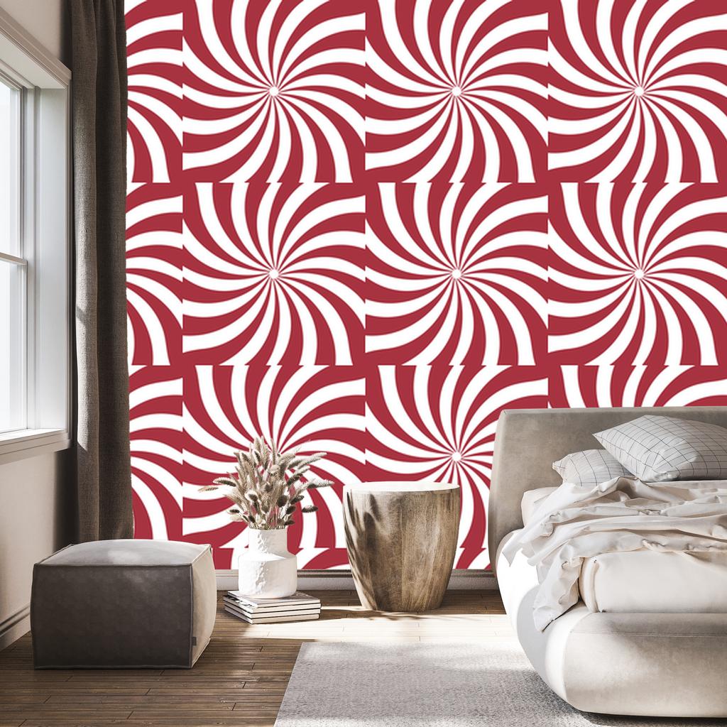 Hippie background red wallpaper for living room and bedroom 50x1000