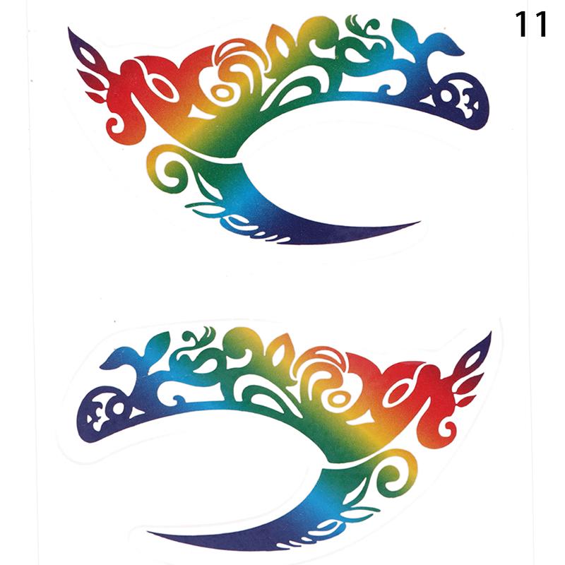 Cadılar Bayramı Makyaj Göz Geçici Dövme Yüz Yüz Transferi Etiket Güzellik Kaynağı