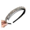 Diamond Non-Slip Headband for Women - 2024 Style for Taming Bangs and Short Hair.