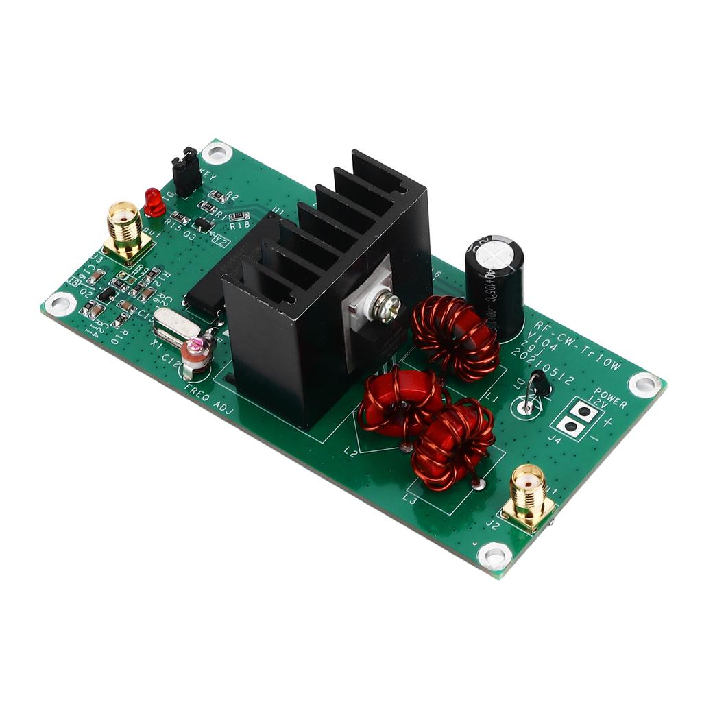 10W 13.56MHz QRP CW Radio Transmitter Module Wireless Power Amplifier Board 8?15V XR?106