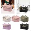 Cosmetic Bag Toiletry with Handle Portable Stylish Travel Cosmetics Storage Make Up