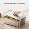 304 Stainless Steel Deep Rectangular Food Tray