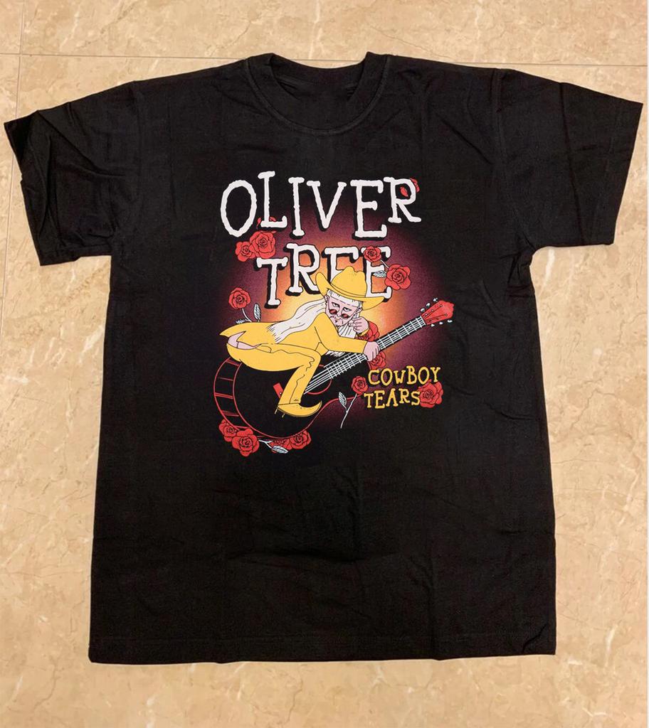 Oliver Tree Cowboy Tears Tour 2022 Black Cotton T-Shirt Unisex BS1893