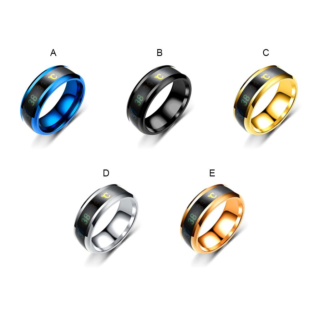 Temperature Ring Cool Fashionable Band Rings Wedding Gifts Magic Women Jewelry Finger Charm Men Emotional