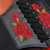 Fashion Slim Elastic Pu High Waist Belt Women Vintage Elegant Simple Lace-up Black Punk And Gothic Daily Wide Belt