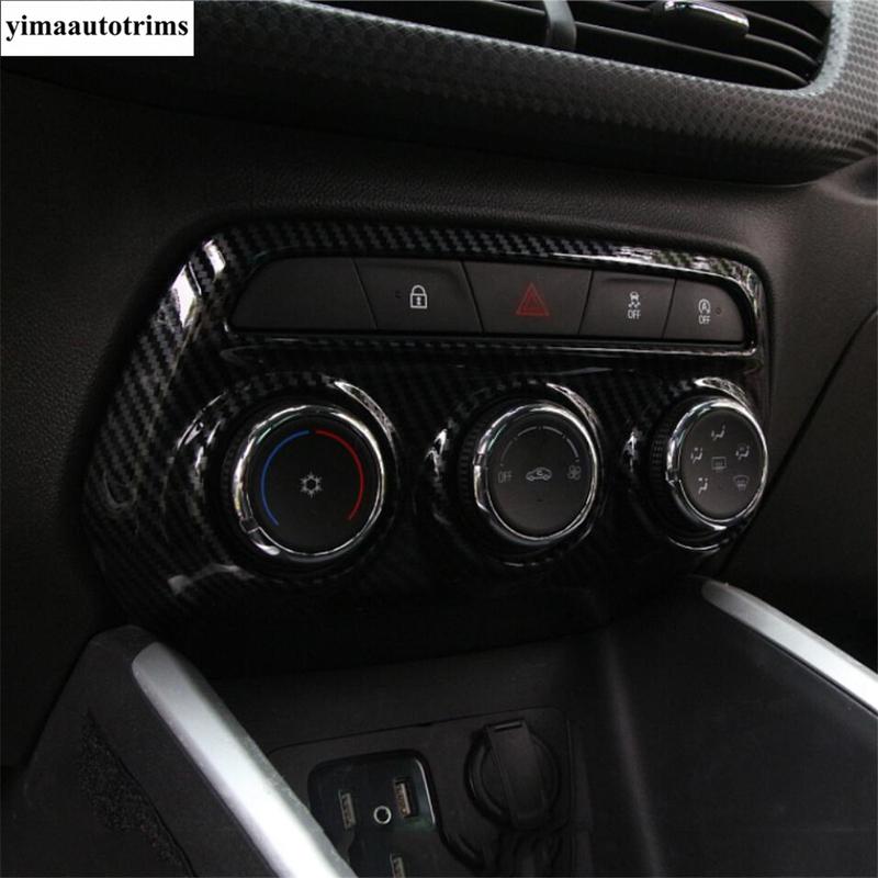 Carbon Fiber Gear Shift Panel / Window Lift / Steering Wheel / AC Air Outlet Cover Trim For Chevrolet Cavalier ONIX  - 2024
