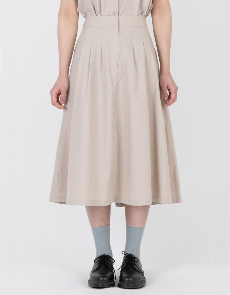 Beonadeumiljeu Oblong Pleated Skirt - Beige