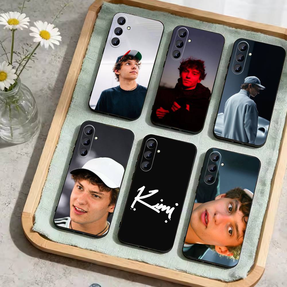 D-Kimi Cool A-Antonelli Phone Case For Samsung Galaxy A73,A21s,A22,A31,A52,A53,A71,A41Soft Black Shell