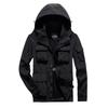 Men's Outdoor Mountaineering Leisure Waterproof Hooded Detachable Hat Coat Vest
