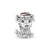 Golden Angel Virgin Mary Charms Bead 925 Silver Inlaid Zircon Puppy Pendants Fit Bracelet DIY Jewelry Gift