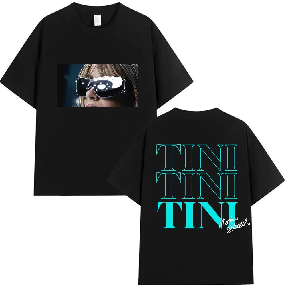 Singer TINI STOESSEL Futtura Tour New Album 2026 Graphic Tshirts Unisex Women Fashion Harajuku Short Sleeve Cotton Tees Streetwear