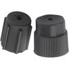 Universal Air Conditioning Service Cap Set Compatible with Most Vehicles AC Charging Port Cover for Car Maintenance and Repair