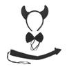 Demon Fancy Dress Costume Kit Costume Cosplay Devil Tail + Bowtie  for Halloween Decorations