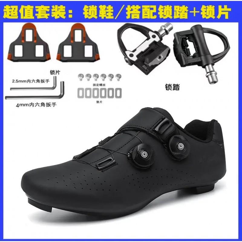 Road Cycling Shoes Mountain Bike Clipless Men Women Lightweight Breathable Stiff Sole Pedal Compatible