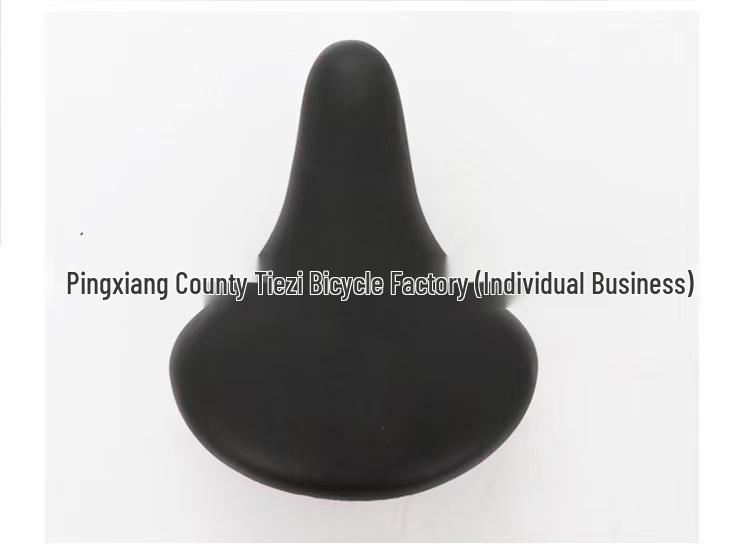 Vintage Black Bicycle Saddle Cushion with Springs Ordinary Bicycle Saddle