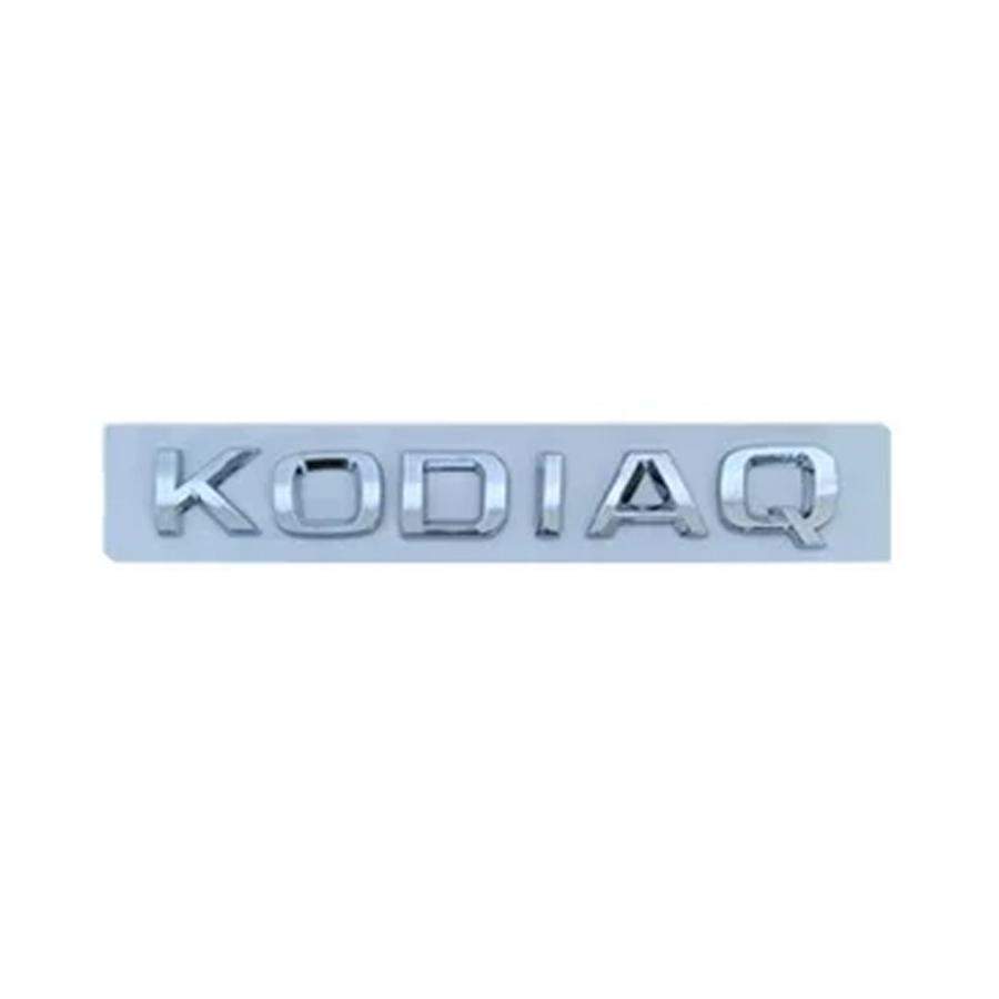 1PC ABS Car Rear Emblem Trunk Badge Sticker for Octavia Kodiaq Karoq Superb Rapid Fabia Kamiq Yeti 4x4 Letter Logo Accessories