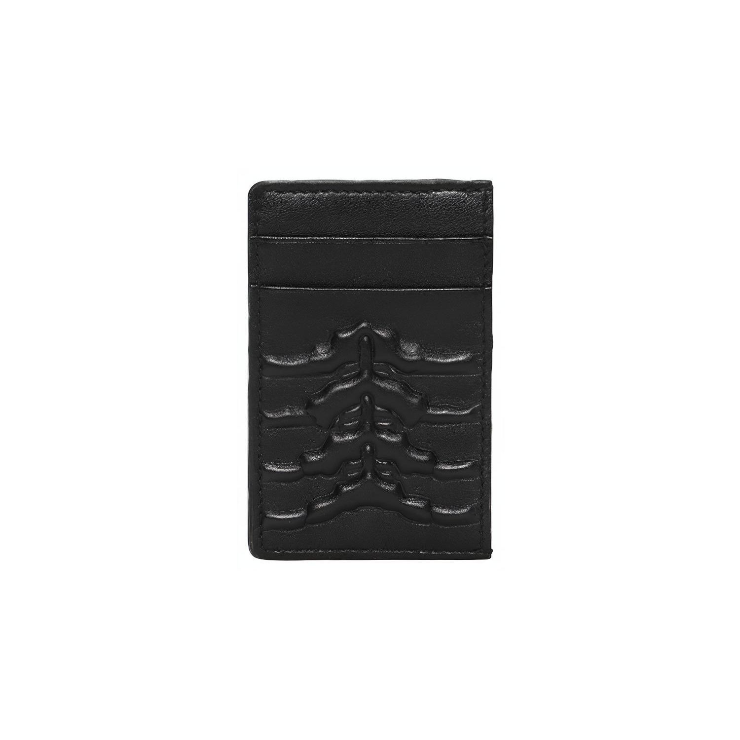 Alexander McQueen Fashion Calfskin Card Holder Men Accessories Black 550832ASO0O1000 Box(Basic Set+Box)