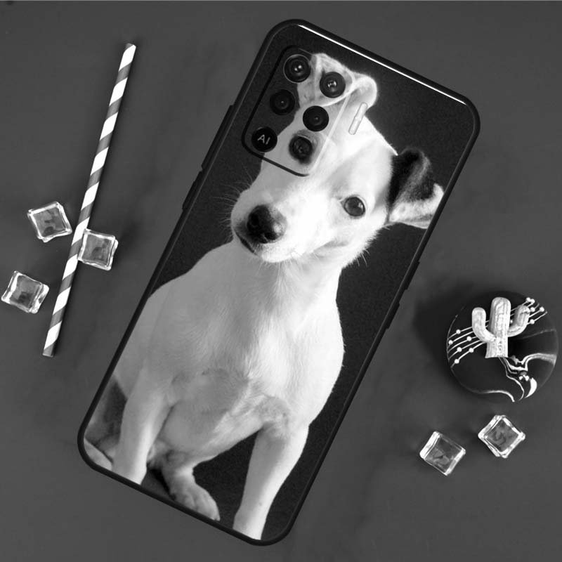 Jack Russell Terrier Dog Case For Oppo A60 A40 A80 A16 A76 A96 A18 A38 A58 A78 A98 A91 A15 A17 A74 A94 A54 A57S Cover